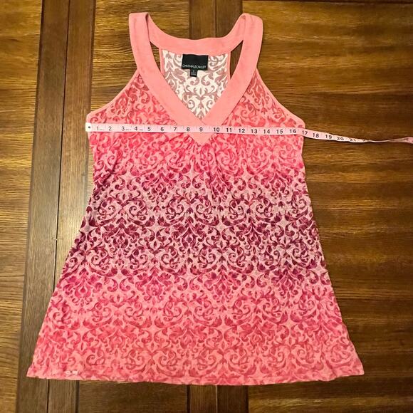 Cynthia Rowley Paisley Print Gradient Pink Purple Tank Size Large - Picture 7 of 10